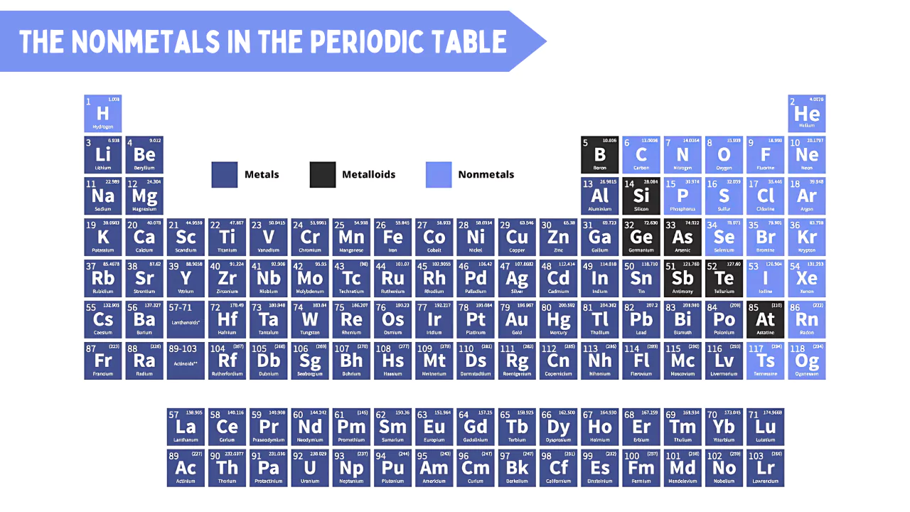 The-Nonmetals-In-The-Periodic-Table